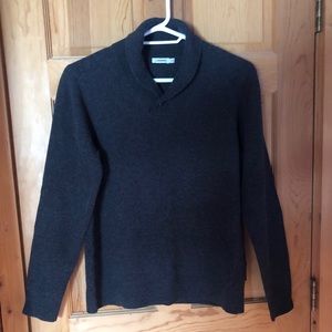 J. Lindeberg, dark gray wool sweater, Sz XL